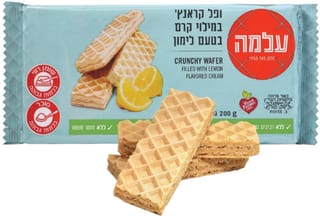 ופל בלגי עלמה לימון 200 גר