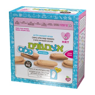 אצבעונים פלוס בטעם וניל 130 גר