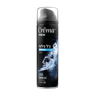 קרמה מן ג'ל גילוח COOL מנטול, כחול