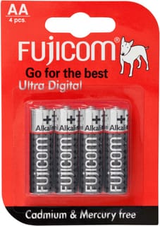 FUJICOM סוללות AA 4 יח'