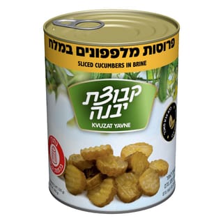 פרוסות מלפפונים במלח