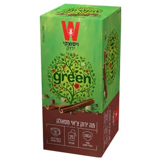 תה ירוק מסאלה 25*1.5ג