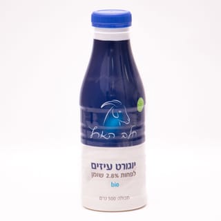 יוגורט עיזים טבעי בבקבוק 500 מ"ל