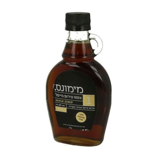 סירופ מייפל אמיתי 100% 187 מ"ל