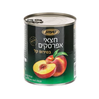 חצאי אפרסקים בסירופ