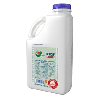כד יוגורט תנובה 6.5% שומן 3 ליטר