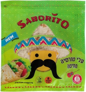 עלי טורטייה מקמח לבן