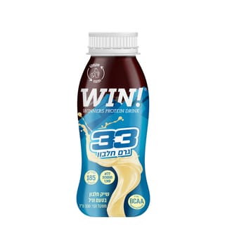 WIN שייק חלבון בטעם וניל 330 מ"ל