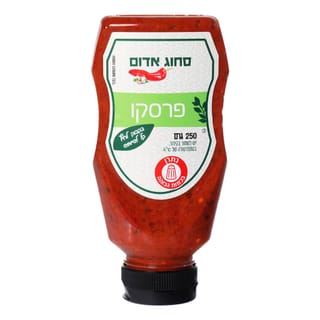 סחוג אדום פרסקו 250 גרם בקבוק לחיץ