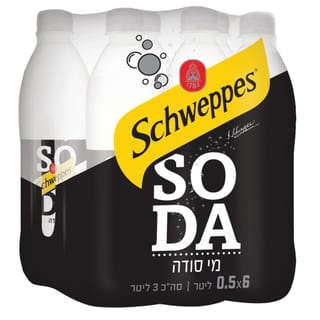 שישייה שוופס סודה 0.5 ליטר