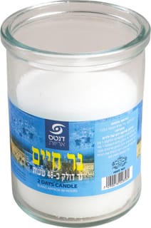נר 48 שעות בכוס זכוכ