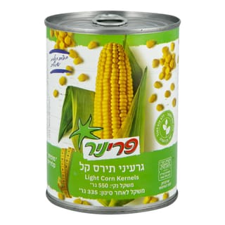 גרעיני תירס קל 355 גר' פריניר A-2