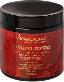 ARGANIA מסיכה טיפולית לשיער פגום 500 מ"ל