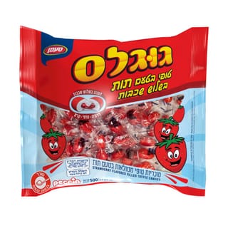 טופי 3 שכבות טעם תות 500 גר