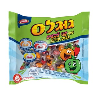 טופי 3 שכבות 2 צבעים 500גר'