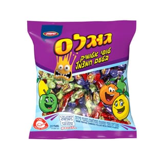 טופי אטומיק ממולא בטעם פרות חמוצים 500 גרם טעמן