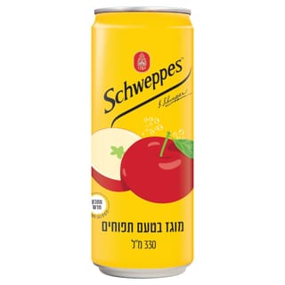 שוופס מ.תפוחים פחית 330 מל