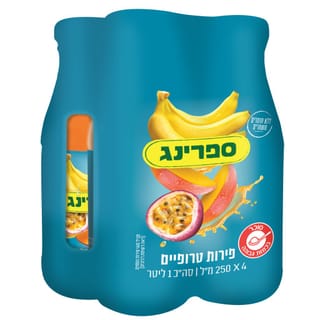 רביעיית ספרינג פירות טרופיים 250 מ"ל