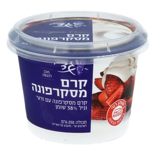 קרם מסקרפונה 250 גרם