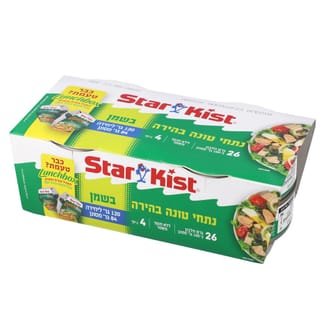 סטארקיסט טונה שמן צמחי 4* 120 גרם