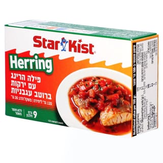 פילה הרינג עם ירקות ברוטב עגבניות 120 גרם