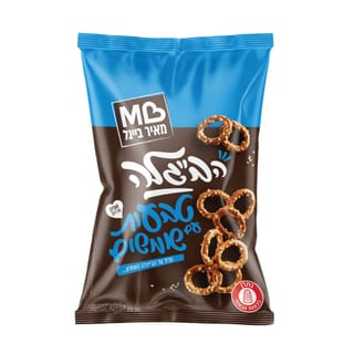 בייגלה טבעות עם שומשום