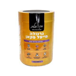 גרנולה מייפל פקאן 330 גרם