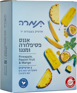 מאגדת שלגון אננס פסיפלורה ומנגו 5יח תמרה