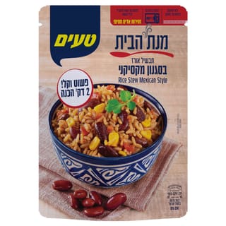 ארוחת אורז שעועית אדומה
