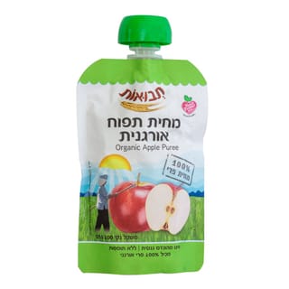 מחית תפוח אורגנית 100 גרם