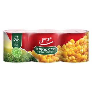 תירס מהשדה בלי תוספת סוכר