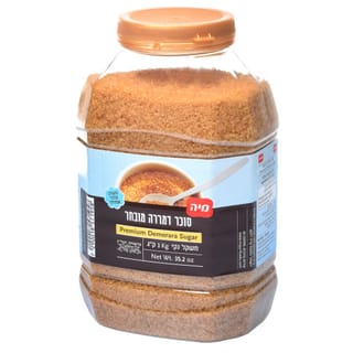 סוכר דמררה מובחר צנצנת 1 ק"ג