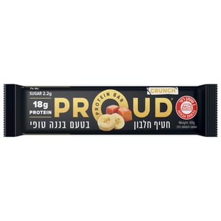 פראוד חטיף חלבון בטעם בננה טופי