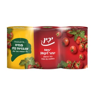 מחית עגבניות 400*3 גרם