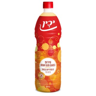 סירופ בטעם מנגו אננס יכין 1 ליטר