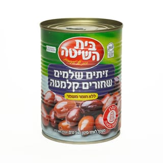 ב.השיטה זיתים שלמים שחורים קלמטה 12*340ג
