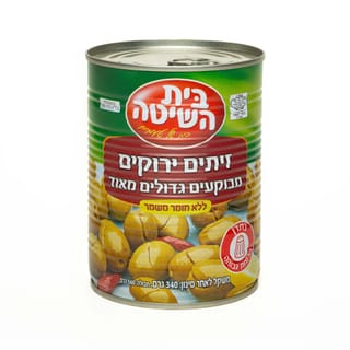 בית השיטה זיתים ירוק.מבוקעים גדול12*340ג