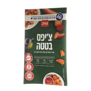צ'יפס בטטה עם עשבי תיבול ושמן זית