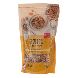 גרנולה שקדים ואגוזים 700 גר