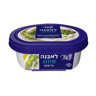 לאבנה 5% שומן בתוספת סחוג ירוק