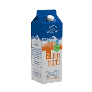 חלב נטול לקטוז 2% 1 ל' רמת הגולן