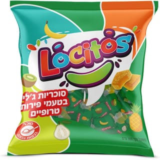 לוקיטוס סוכריות ג'לי בטעם טרופי 300 גרם
