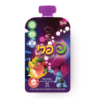 מחית פרי אפרסק תפוח