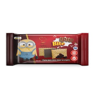 ביסקוויט חצי מצופה בטעם שוקולד 175 ג