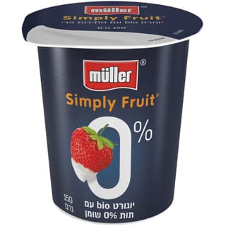 יוגורט0% סימפלי תות 150ג