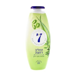 נקה 7 תחליב רחצה אלוורה ותה ירוק 750 מ"ל