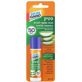 סטיק שקוף לפנים אלוורה SPF50