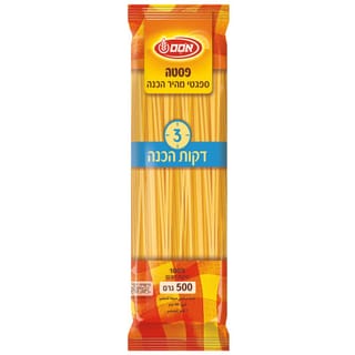 פסטה ספגטי מהיר הכנה 500 ג' אסם