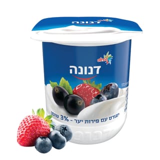דנונה פירות יער 3%