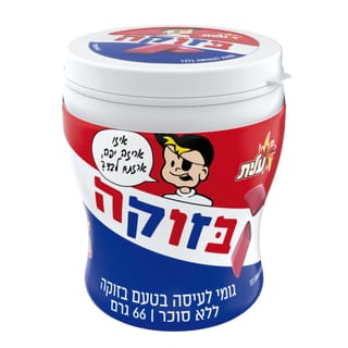 מסטיק בזוקה צ'יקלט 66גרם